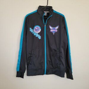 NBA Black and Blue Hornets Jacket